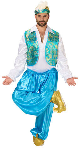 buttinette Kostüm "Orient" für Herren, blau/gold