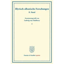 Illyrisch-albanische Forschungen., Fachbücher