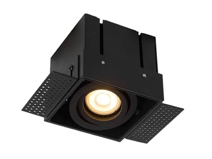 LUCIDE TRIMLESS - Einbaustrahler - 1xGU10 - Schwarz