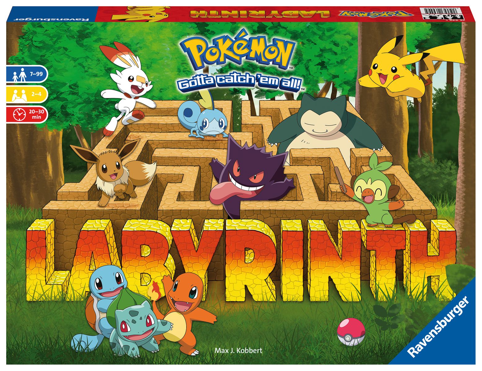 RAVENSBURGER Labyrinth Pokemon Brettspiel bis zu 4 Spielern ab 7 Jahr(e) 26949