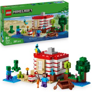 LEGO Minecraft 21275 Das TNT-Dschungelhaus, ab 8 Jahre, 287 Teile