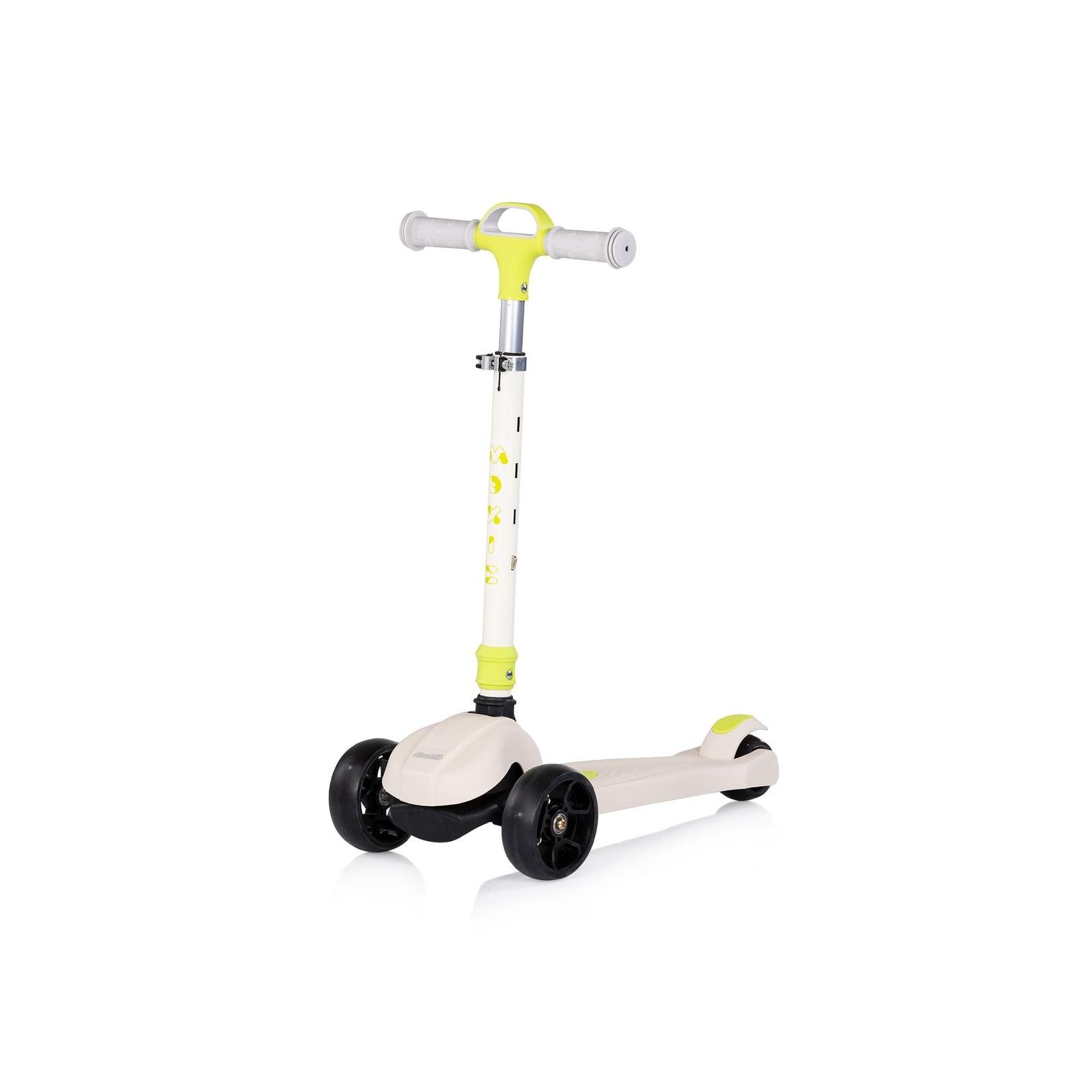 Chipolino Kinderroller Moxie Musik, Licht, klappbar, Tragegriff, 3-Räder, Bremse weiß
