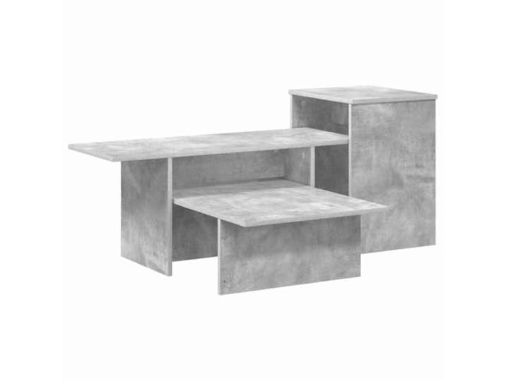 HKTMGDNG Konsolentisch Beton Grau 91,5x35x38,5 cm Holzwerkstoff Schlanker Anstelltisch aus Holzwerkstoff für Flur und Wohnzimmer mit viel Stauraum, pflegeleicht und vielseitig nutzbar.
