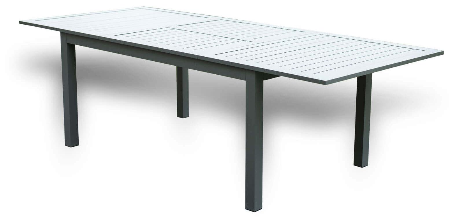 HOME DELUXE - Gartentisch CASA - schnell ausziehbar 160 - 240 cm, aus robustem Aluminium