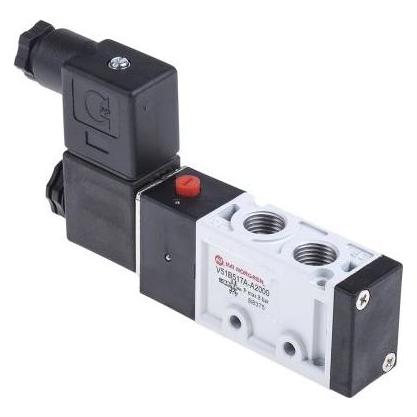 RS PRO 5/2 Solenoid / Spring Valve, G1/4" (9076387)