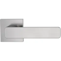 GRIFFWERK Rosettengarnitur MINIMAL MODERN SIEGER DESIGN eckig OS - Samtgrau