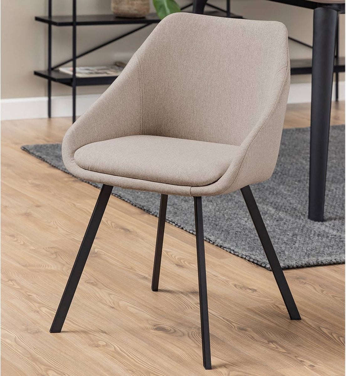 Eetkamerstoel Samantha Beige