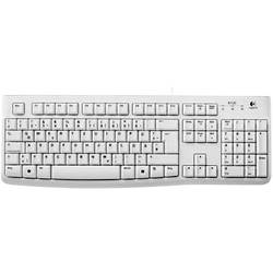 Logitech K120 Keyboard USB Tastatur Deutsch, QWERTZ Weiß Spritzwassergeschützt 920-003626
