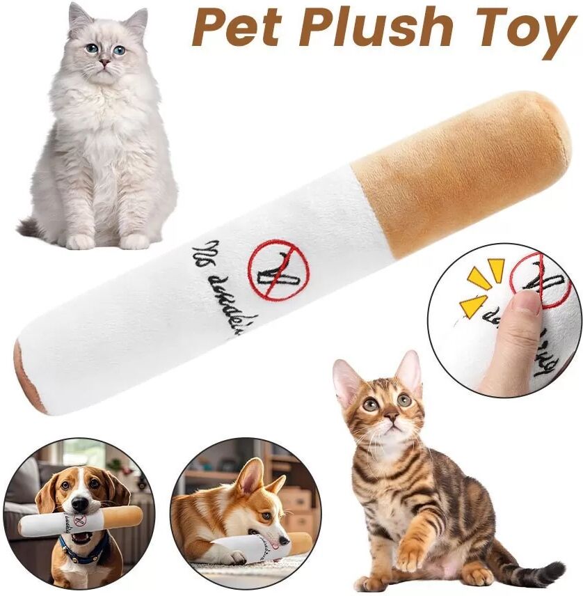 INF Jouet à mâcher en peluche pour animaux - Jouet interactif et doux pour la dentition des chiens