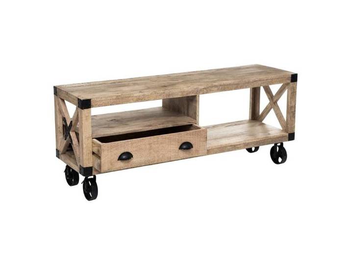 Meuble TV  Silas  manguier 58x140cm - Atmosphera Créateur d'intérieur