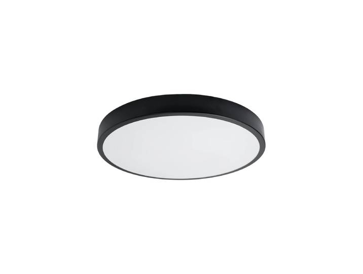 Design LED Deckenlampe „Onyx“ Ø 60 cm Schwarz Sollux Lighting