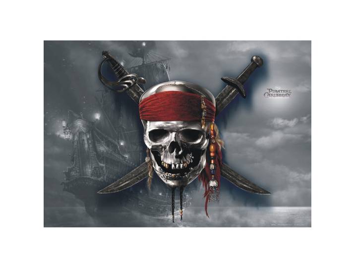 Poster Intisse Xxl Pirates Des Caraïbes Disney 155x115 Cm