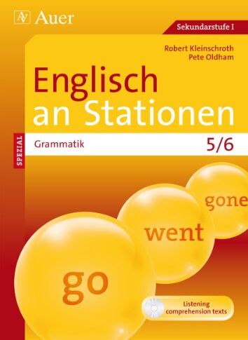 Robert Kleinschroth - Englisch an Stationen Spezial Grammatik 5/6: Übungsmaterial zu den Kernthemen der Bildungsstandards Klasse 5/6 - Preis vom 04.10.2026 03:51:26 h