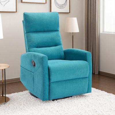 Manual Reclining Rocker Swivel Chair with Comfortable Living Room Seating