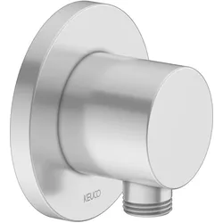 KEUCO Schlauchanschluss, Rosettenform rund, 59547170001, Farbe: Aluminium-finish