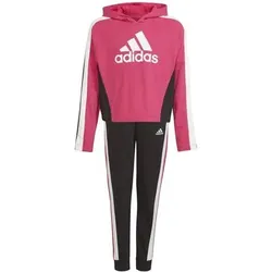 ADIDAS Kinder Colorblock Crop Top Trainingsanzug, Größe 116 in Rot Rot