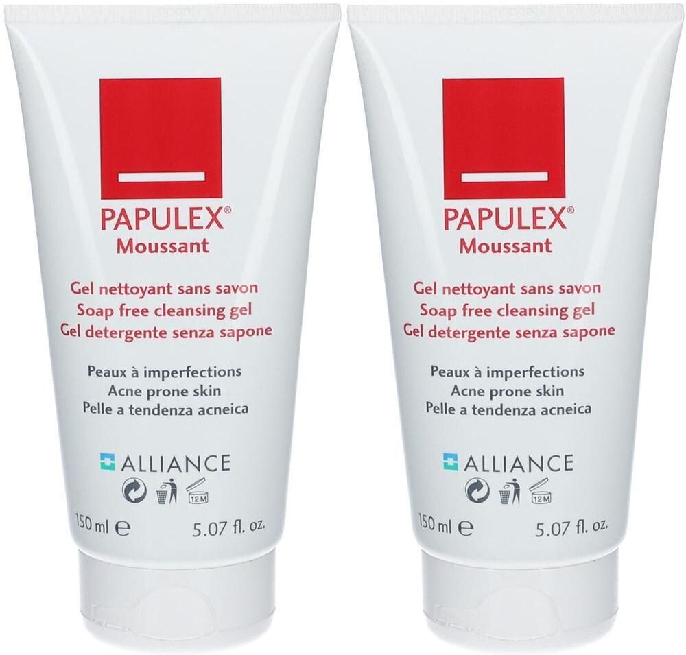 Papulex Waschlotion Gel 2x 2x150 ml