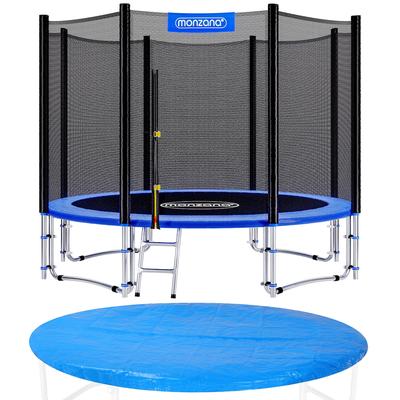 Monzana Trampolin Ø 305 cm Komplettset inkl. Sicherheitsnetz