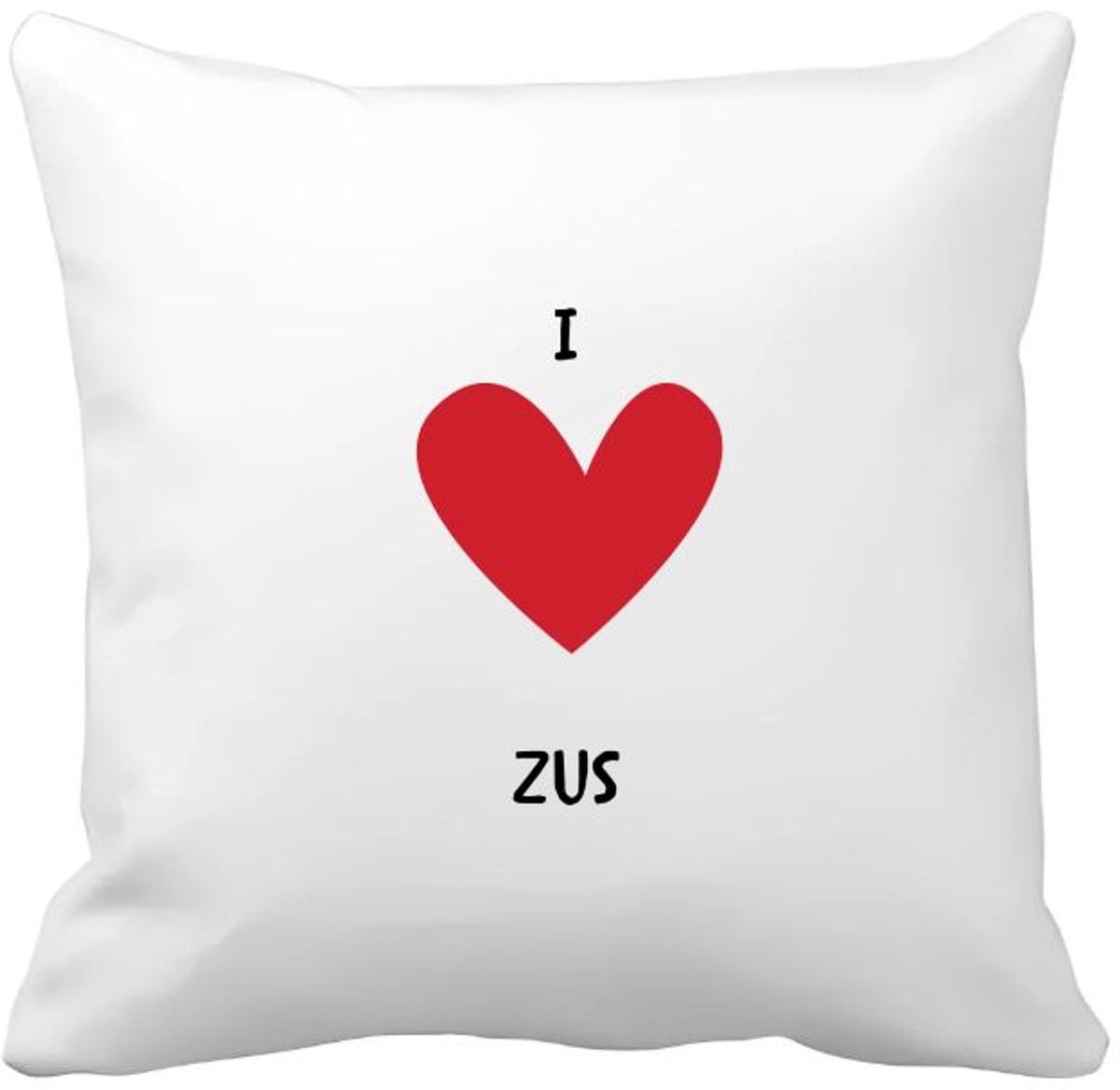 Akyol Kussenhoes Zus - De Liefste Zus - 40 x 40 cm