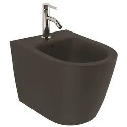 KLUDI-RESA R Wand-Bidet 52 cm verdeckte Befestigungen Mattschwarz 23BIW0139
