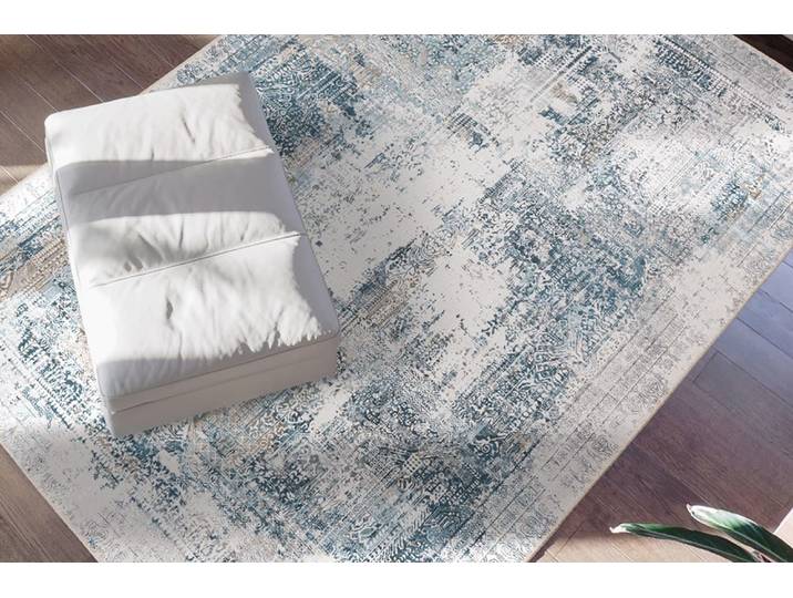 Teppich ME GUSTA Faye 1025 , bunt (multi), B:150cm H:6mm L:230cm, Polyester, Teppiche, Teppich, Flachgewebe, gedrucktes Motiv, Wohnzimmer, Esszimmer