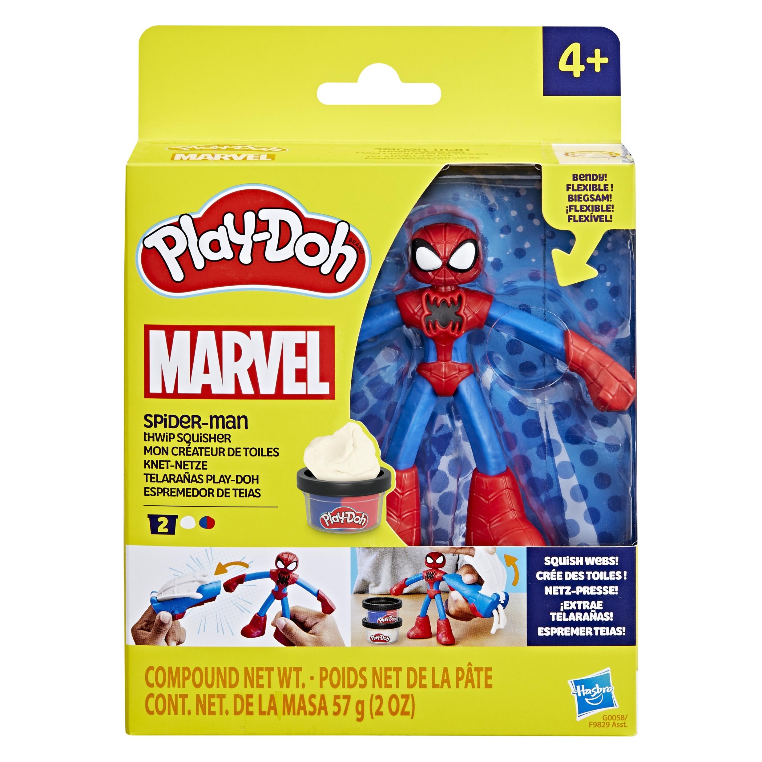 Play-Doh Marvel Spider Spielset mit Action-Figur (G00585X0)