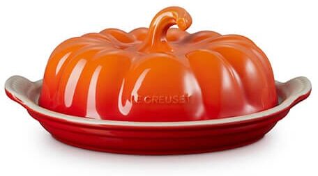 Le Creuset Volcanic Stoneware Pumpkin Butter Dish