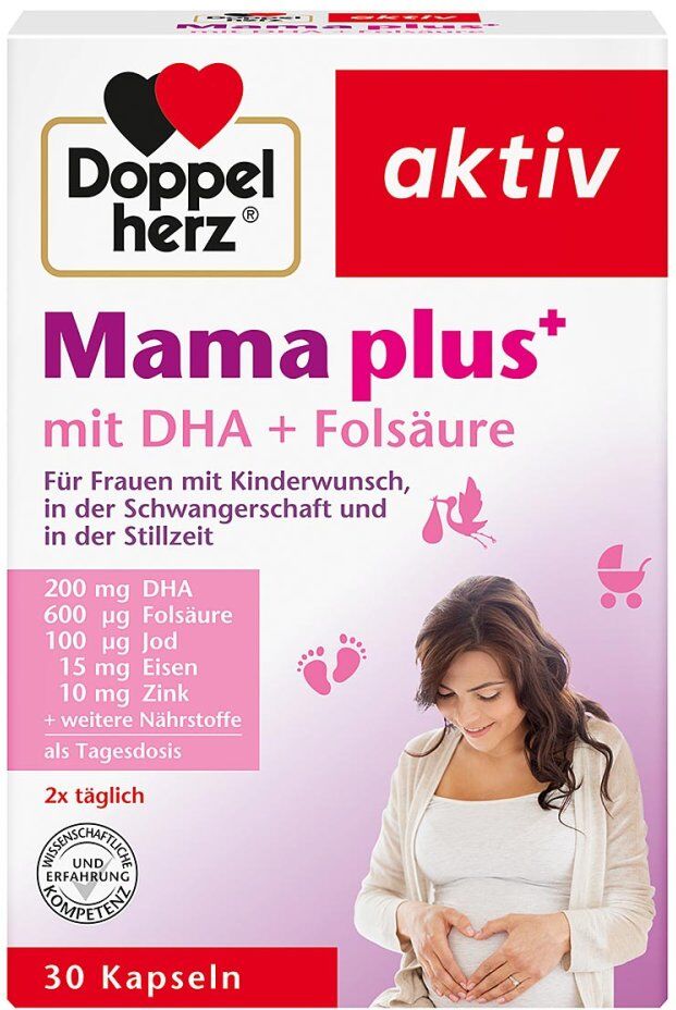 Doppelherz Mama plus mit Dha+folsäure Kapseln 30stk