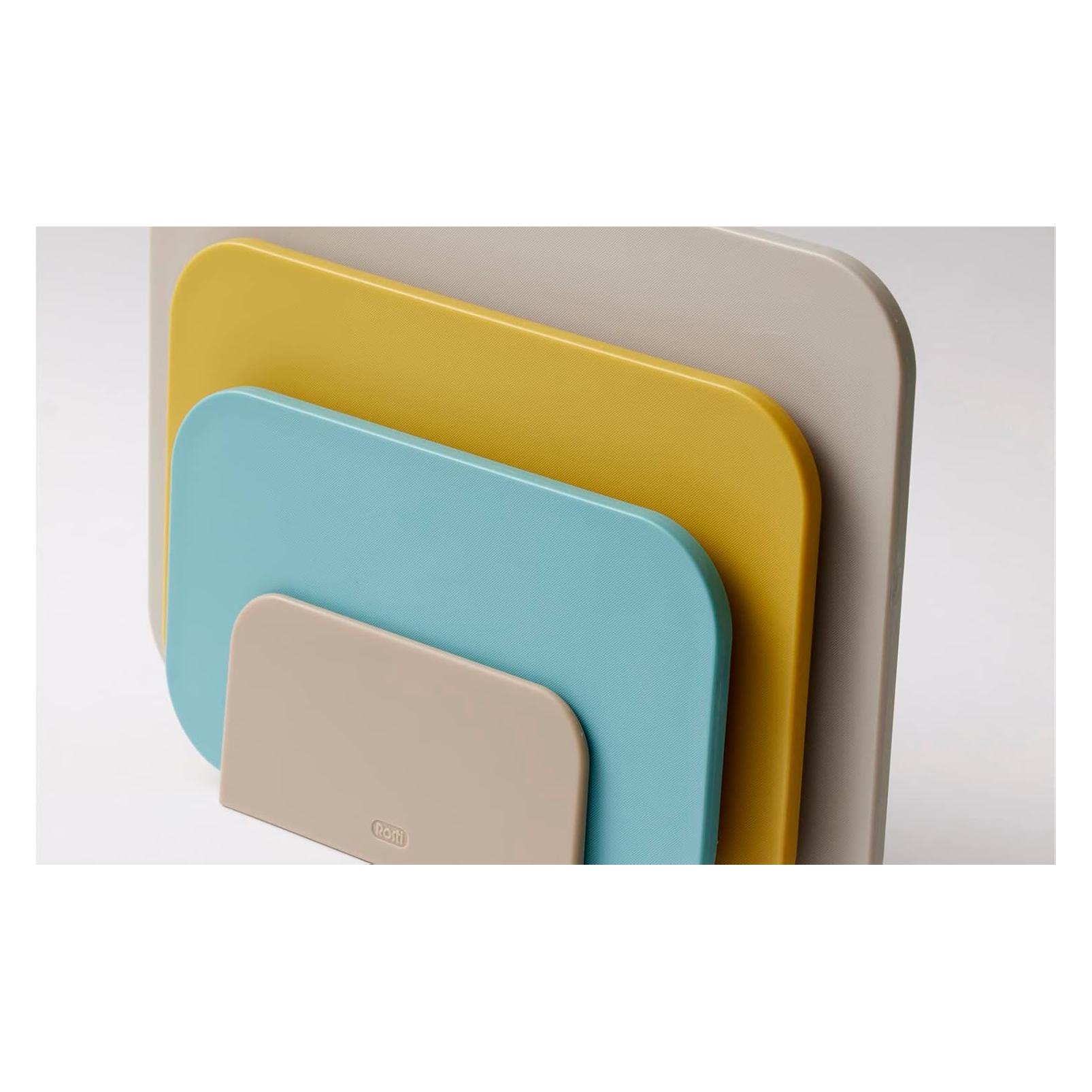 Rosti Schneidebrett-Set Choptima 3-teilig, Blaugrün/Beige/Gelb (27826)