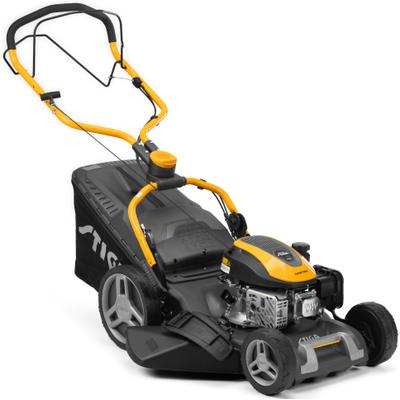 Benzinrasenmäher STIGA GARDEN "Combi 748 S", gelb, B:53cm H:120cm T:151cm, Rasenmäher