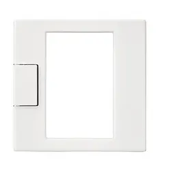 ELSO Joy Zentralplatte für für Universal Temperaturregler-Einsatz mit Touch-Display, reinweiß