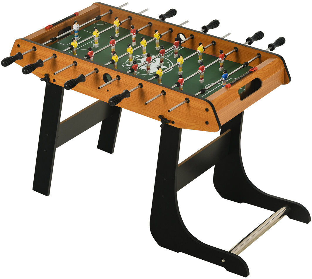 Freeport Park Watts Folding Football Gaming Table Mini Foosball Table Indoor for Family Green 98cm L X 42cm W X 62.5cm H