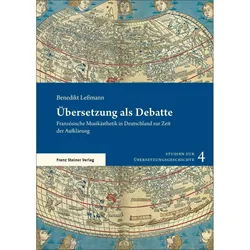Übersetzung als Debatte, Fachbücher von Benedikt Lessmann