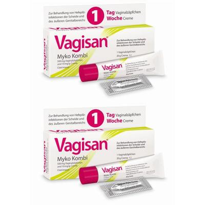 Vagisan Myko Kombi 1-Tagestherapie 2x 2x1 St Kombipackung