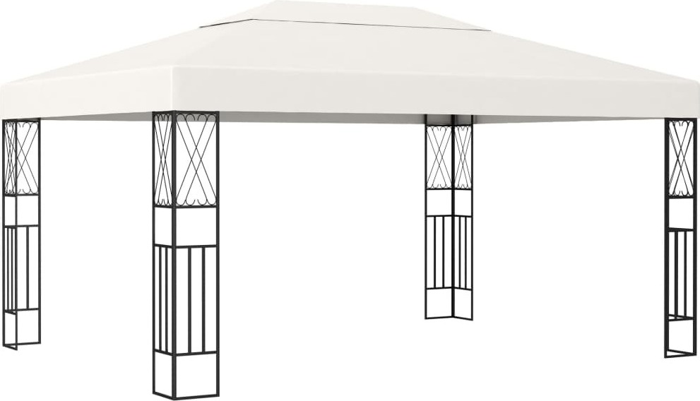 Pavillon 3×4 m Creme Stoff