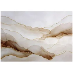 FOTOTAPETE Marmor Abstrakt Beige 150x105 cm