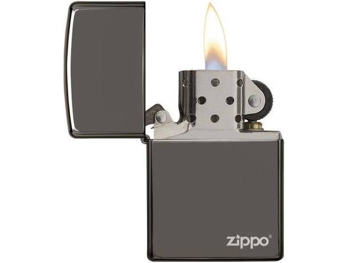 Aansteker Zippo Black Ice with Zippo Logo