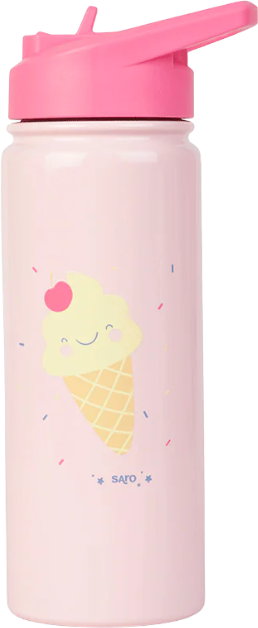 Saro Garrafa Térmica com Palhinha Ice Cream 500ml