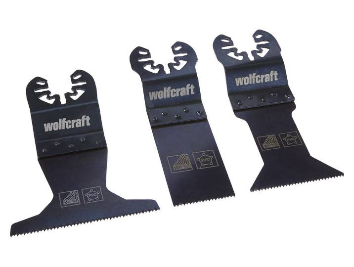 Wolfcraft Vibrationssägen-Set Trockenbau 3 Stück