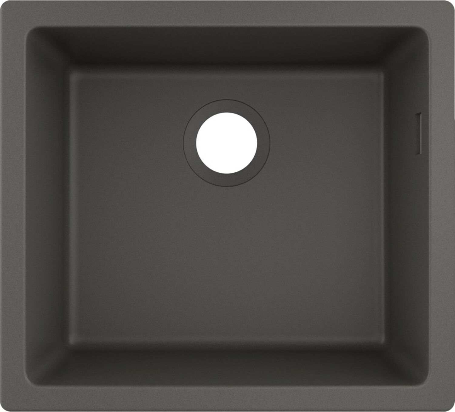 Hansgrohe Unterbauspüle 450 S510-U450 448x398mm, 1 Hauptbe., o. HL, steingrau (43431290)