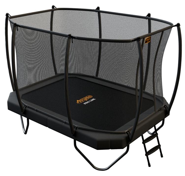 Avyna Trampolin, Aufbau 380x255 (238), mit Netz - HD Plus