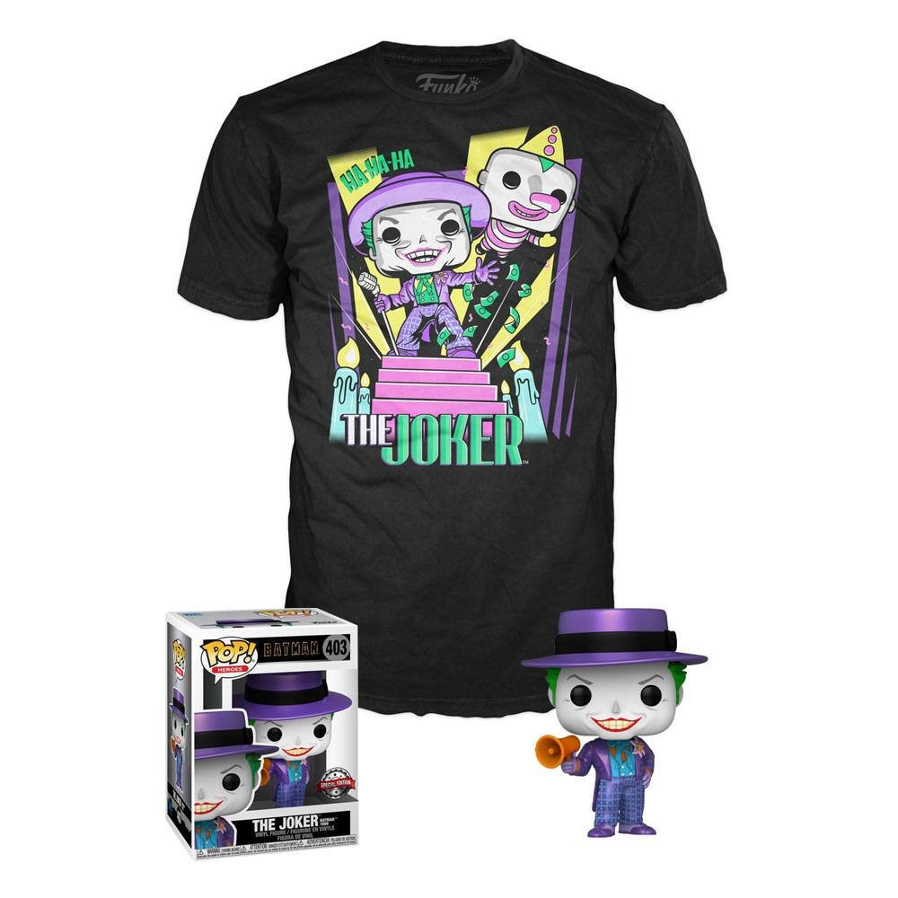 Funko POP! DC Comics Joker XL figuur met T-shirt