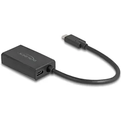 Delock Adapter DisplayPort Buchse zu USB Type-C Stecker (DP (DisplayPort), Video Adapter, Schwarz