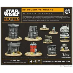 Atomic Mass Games Star Wars Legion - 3D Objective Tokens DE/EN/ES/FR (Kunststoff)
