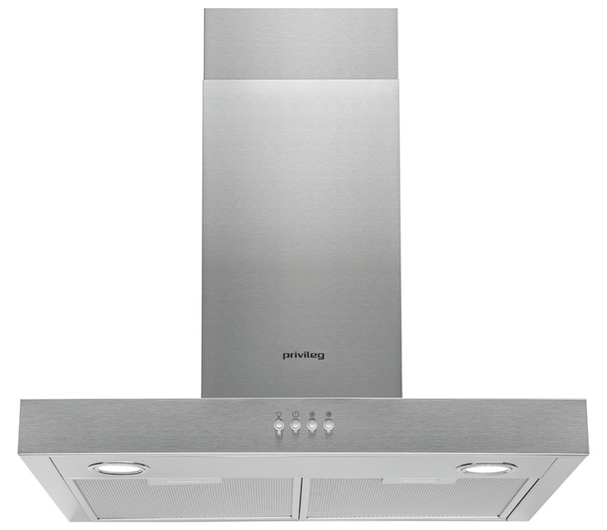 Privileg Dghbs 64 LM X Inselhaube, Wand-/Schrankmontage, Abluft/Umluft, max. 581 m³/h, 59,8 cm Breite, Metall-Filter, 3 Gebläsestufen, 68 dB