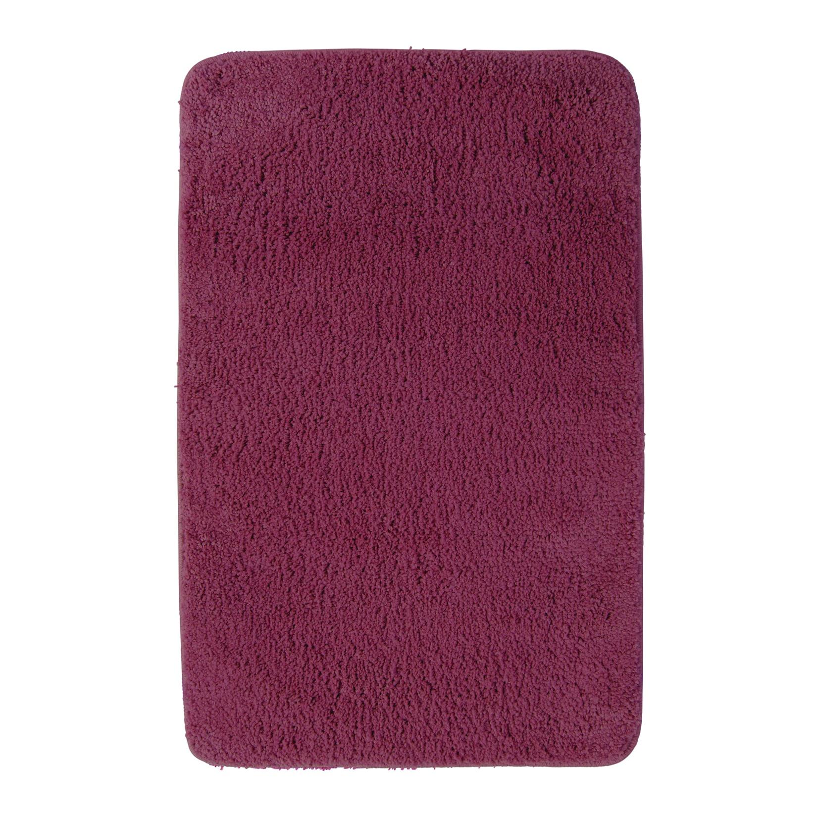 NYVI Badematte NYVISpa Lasalle - Badezimmerteppich - Rutschfest, Saugfähig, Schnell Trocknend, Fußbodenheizung geeignet, Waschbar, Weich Farbe:Lila;Größe:Badematte 60x90 cm
