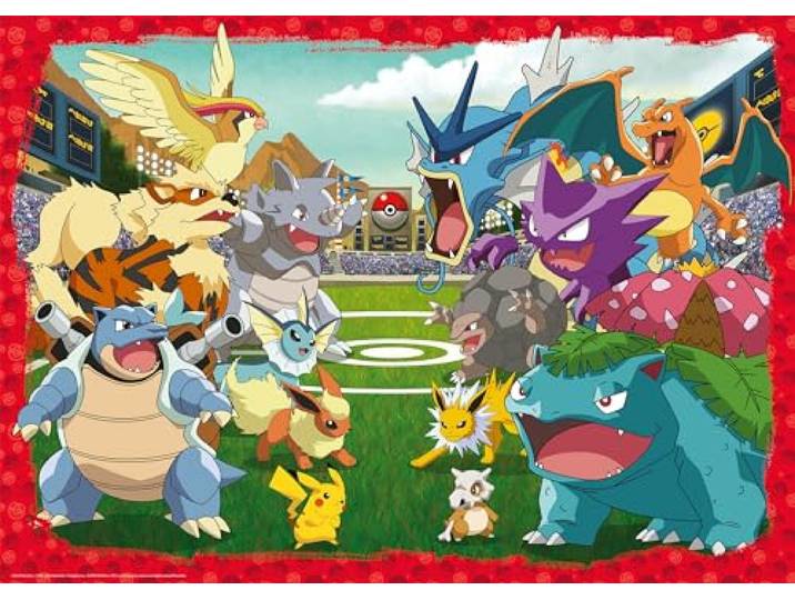 Ravensburger Puzzle 12000628 - Pokémon Test of Strength - Puzzel van 1000 stukjes voor volwassenen en kinderen vanaf 14 jaar, Pokémon-puzzels, Pokémon-cadeaus