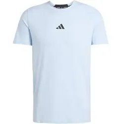 ADIDAS Herren Shirt Designed for Training Workout, Größe XXL in Blau Blau