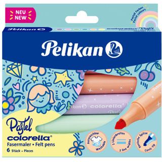 Pelikan Fasermaler Colorella Pastell 411/FS6 Faltschachtel