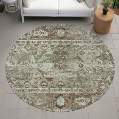 Addison Rugs Machine Washable Indoor/ Outdoor Traditional Hudson Chantille Rug